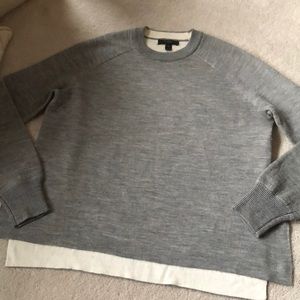 J.Crew oversized side slit sweater!